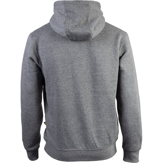 Caterpillar Men's Trademark Hooded Sweatshirt in Heather Grey