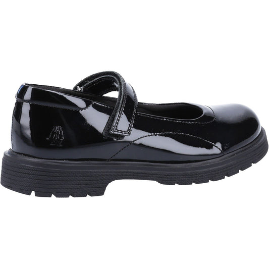Hush Puppies Tally Patent Leather Youth Patent Black Shoes