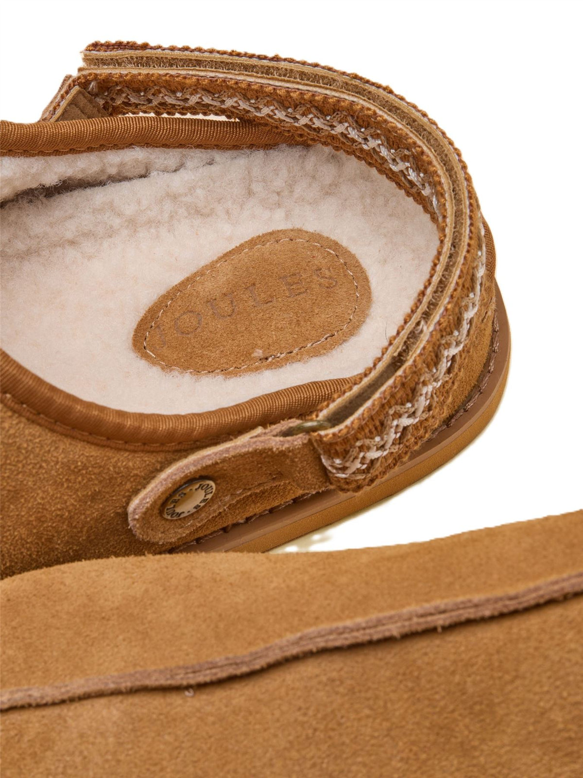 Joules Clog Suede Women's Chestnut Brown Slippers