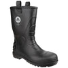 Amblers Safety FS90 Waterproof PVC Pull on Safety Rigger Boot in Black