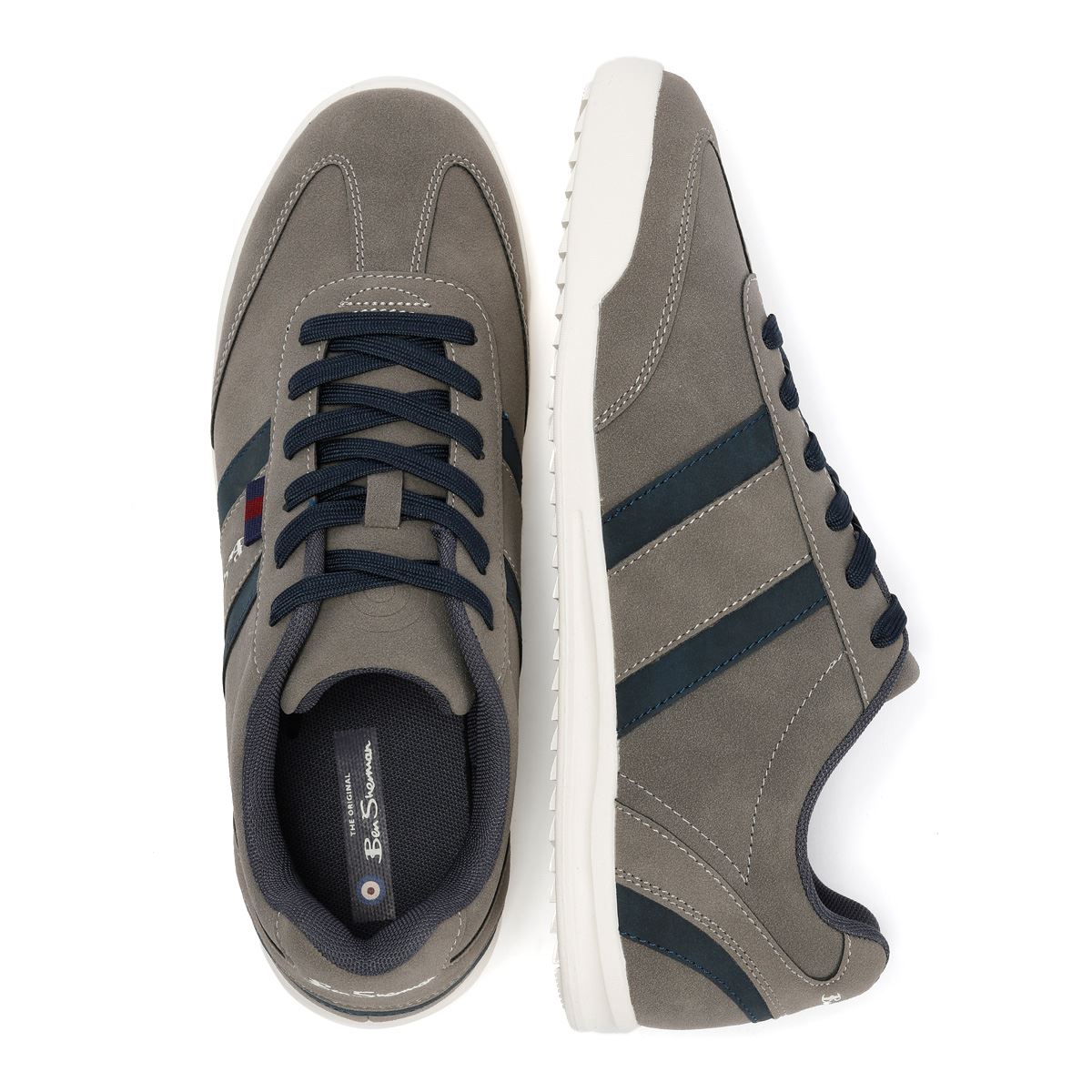 Ben Sherman Keeler Men's Grey/Navy Trainers