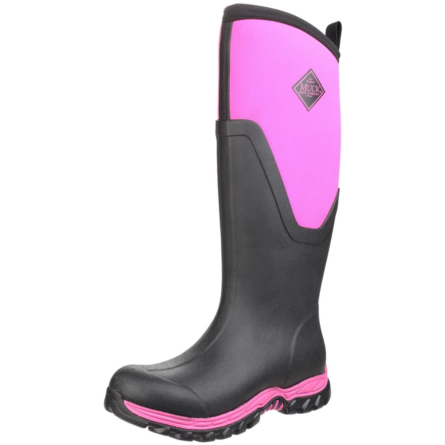Muck Boots Women's MB Arctic Sport II Tall Wellingtons in Black/Pink