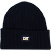 Caterpillar Rib Watch Black Beanie Hat