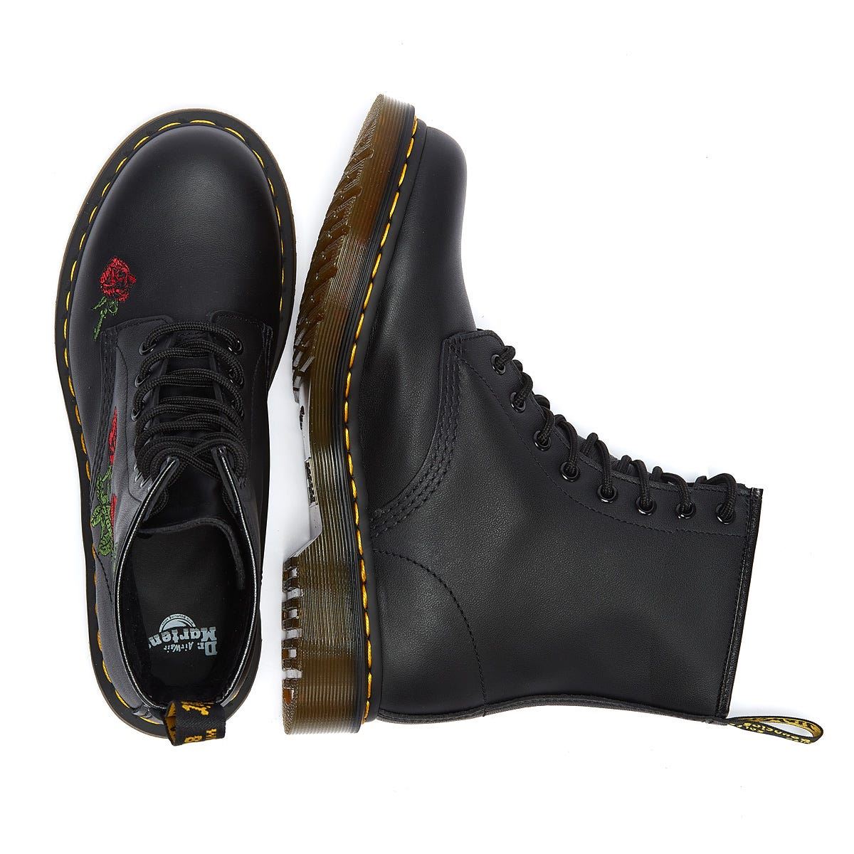Dr. Martens - 24722001 WOMENS 1460 VONDA SOFTY T BLACK FLORAL