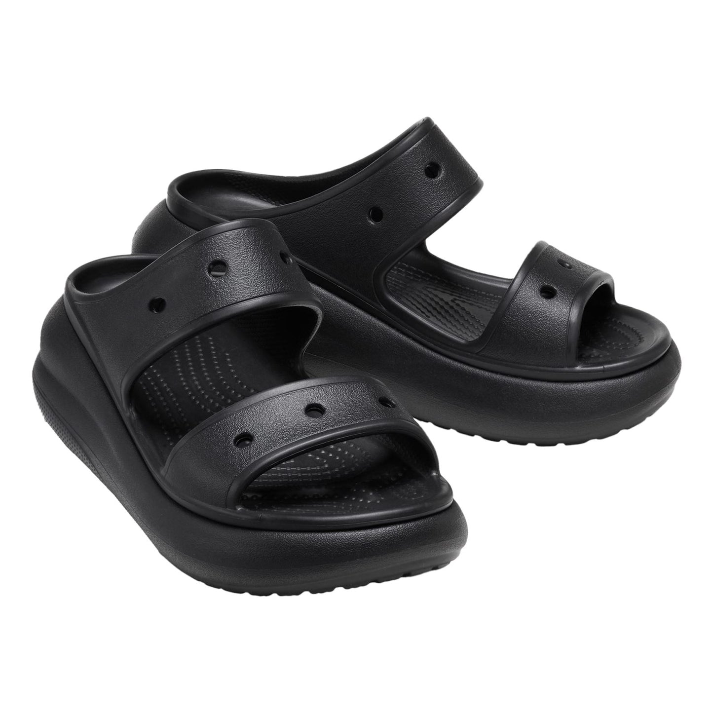 Crocs Classic Crush Sandal in Black