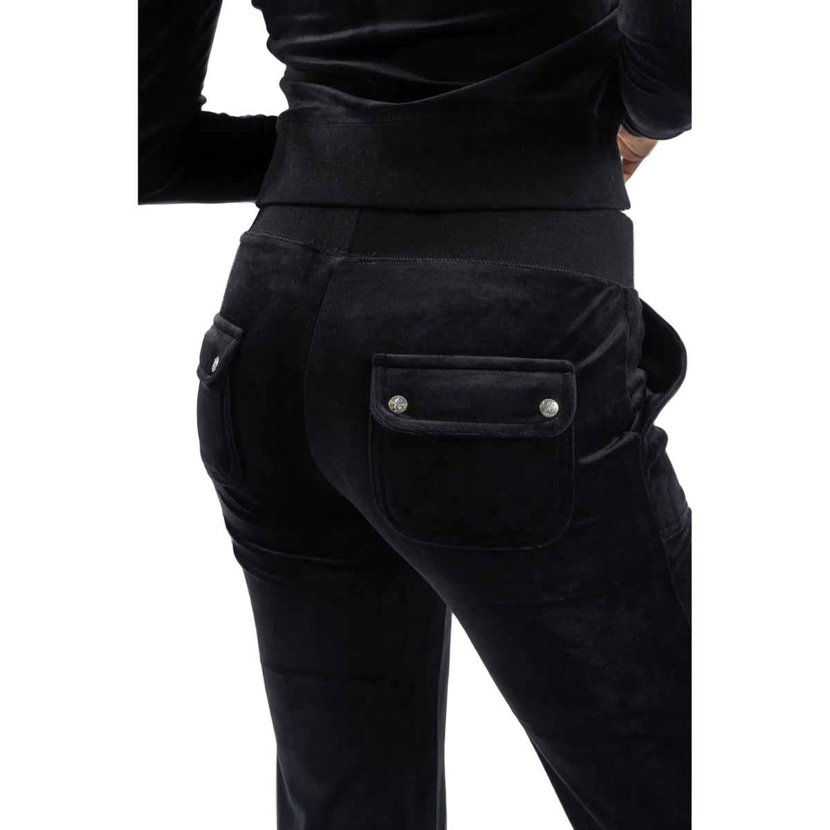 Juicy Couture Del Ray Polyester Women's Black Joggers