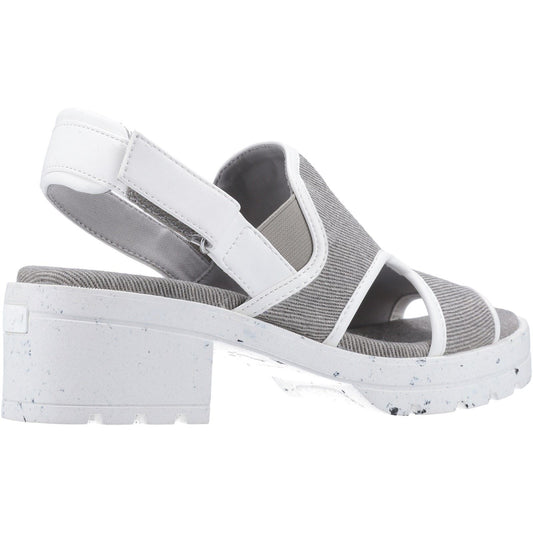 Rocket Dog Women's Lilly Sandal in Grey/White