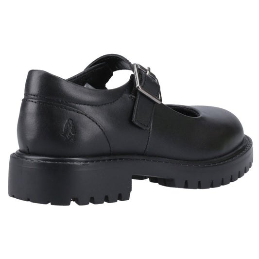 Hush Puppies Aurora Junior Leather Girl's Black Shoes