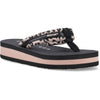 Rocket Dog Monica Leon Leopard Textile Women's Light Pink Sandals