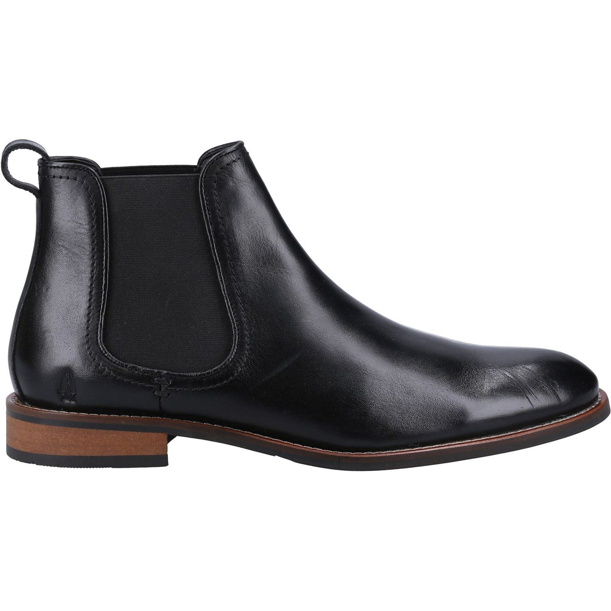Hush Puppies Diego Chelsea Leather Men's Black Boots