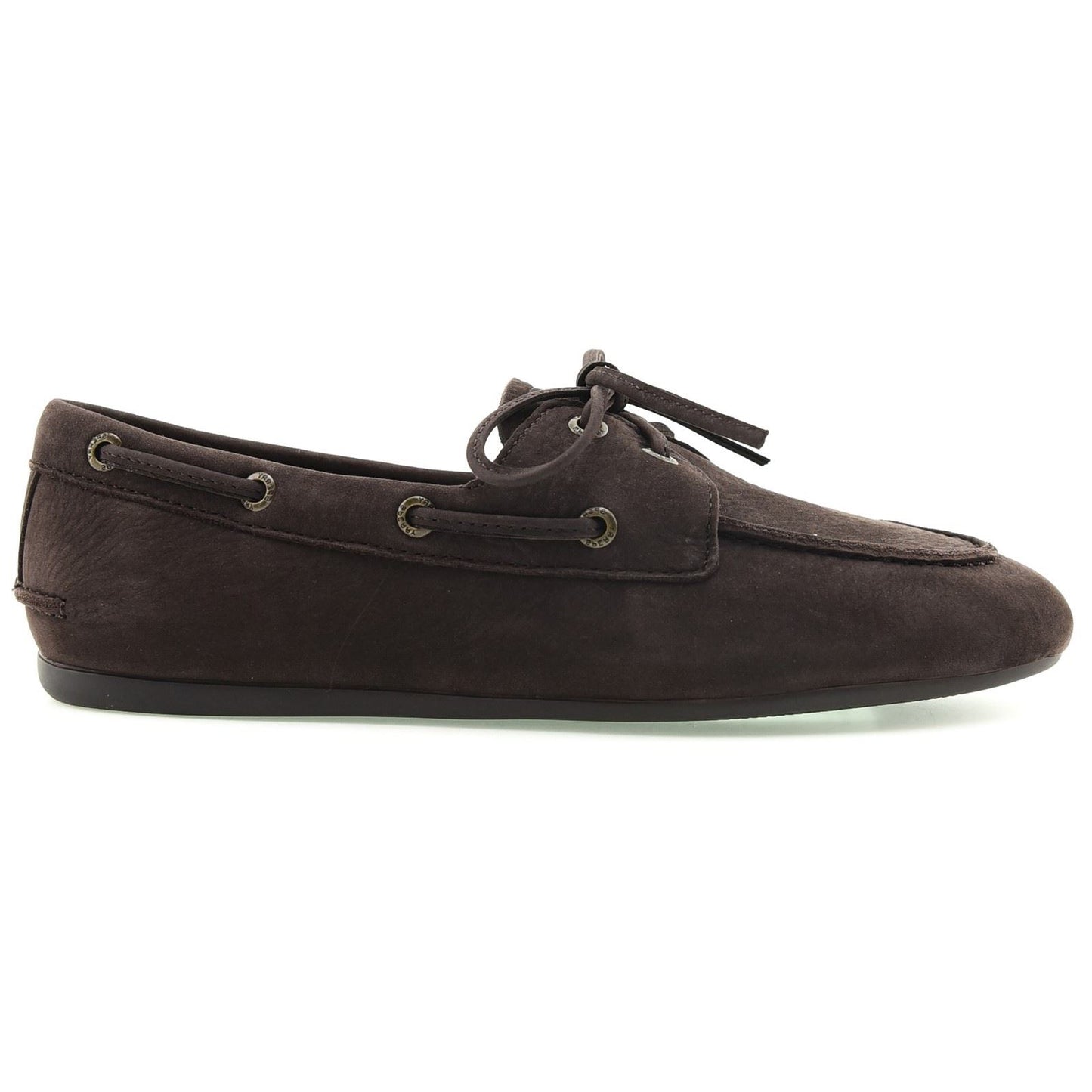 Sperry Slim Boat Leather Women's Dark Brown Boat Shoes