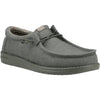 HEYDUDE Wally Stretch Canvas Cotton Men's Deep Green Moccasins Shoes