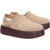 HEYDUDE Austin Lift Suede Women's Sesame/Multi Clogs