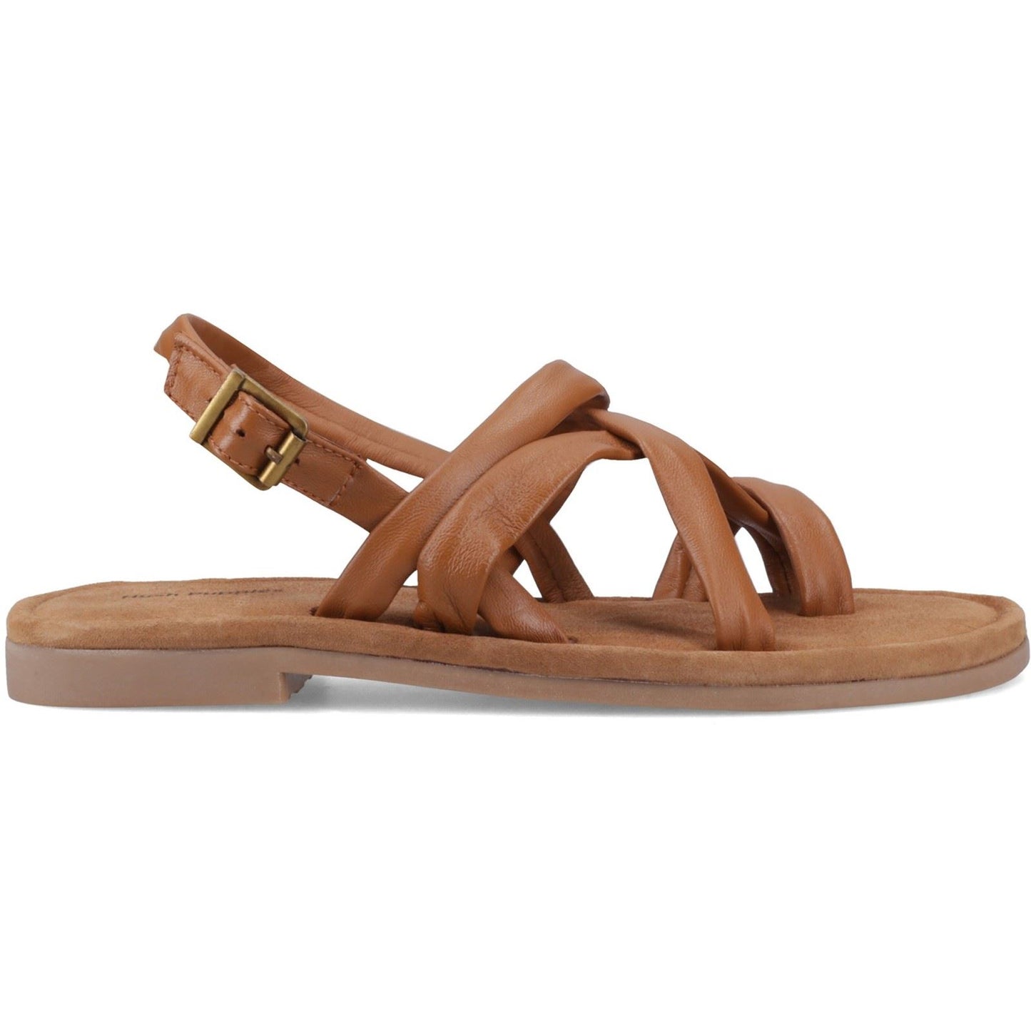 Hush Puppies Hope Leather Women's Tan Sandals