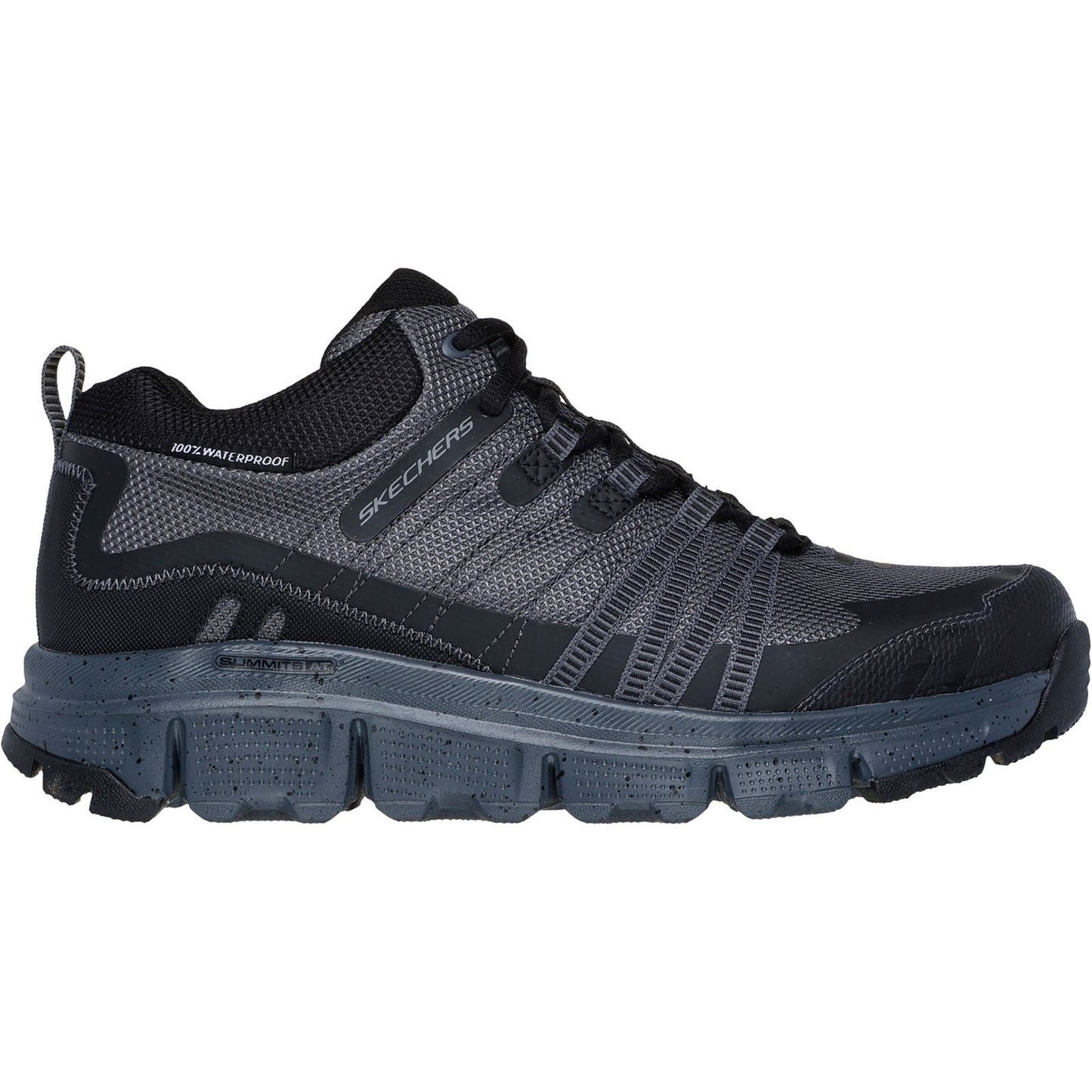 Skechers Men's Summits AT Canobie Hiker in Charcoal/Black