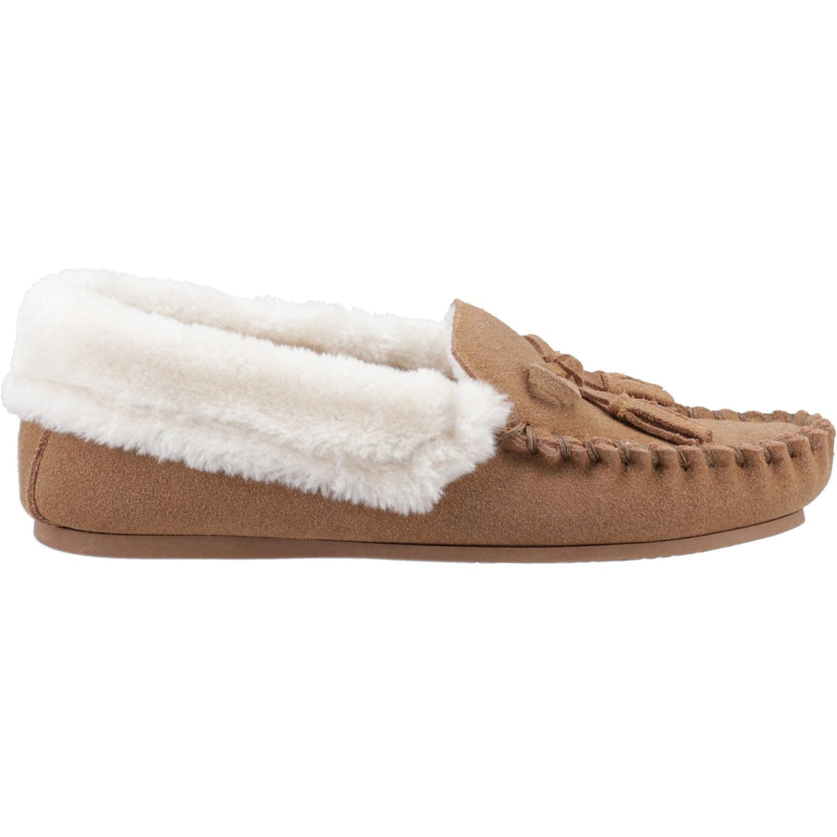 Hush Puppies Agnes Suede Women's Tan Slippers