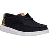 HEYDUDE Wendy Wildcat Cotton Women's Black/Leopard Moccasins Shoes