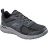 Skechers Arch Fit Summits Leege Leather Men's Charcoal Leather/Mesh/BLK Trim Trainers