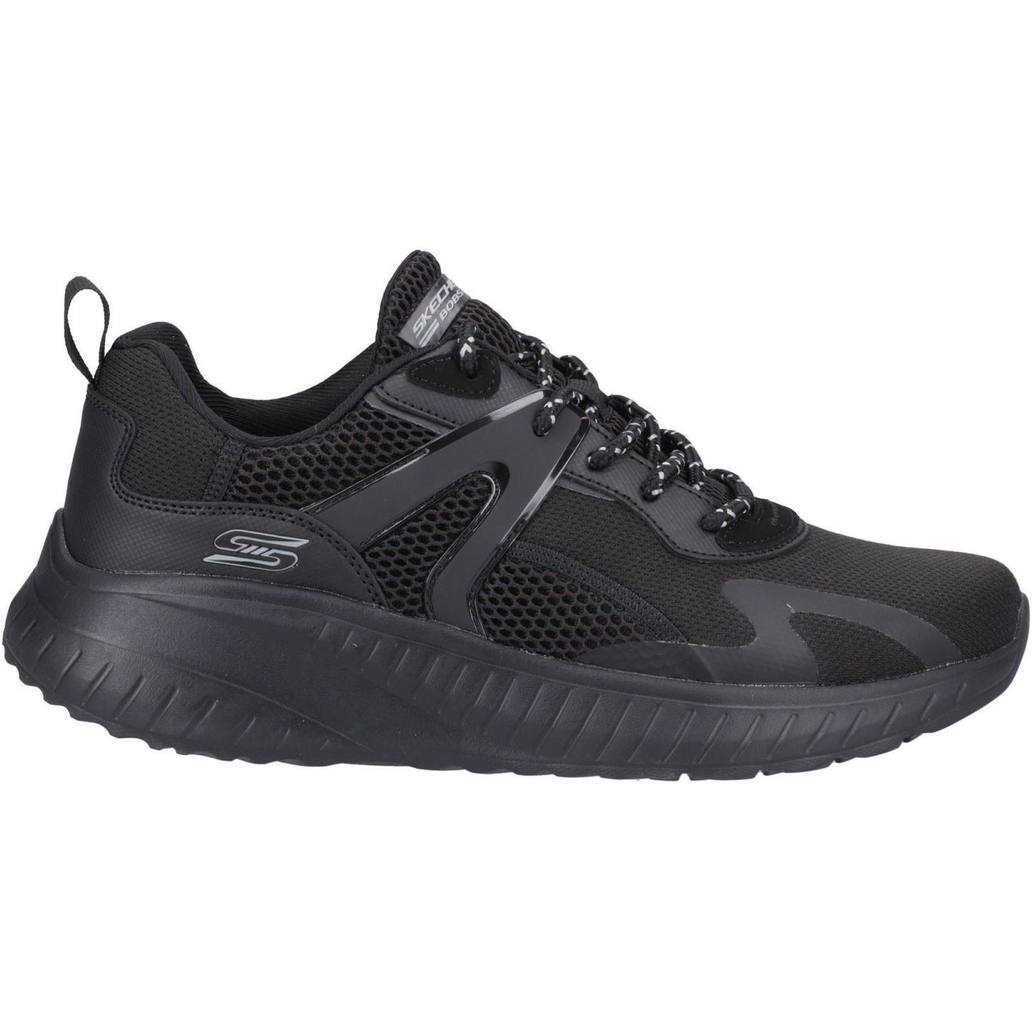 Skechers Men's Bobs Squad Chaos Elevated Drift Trainers in Black