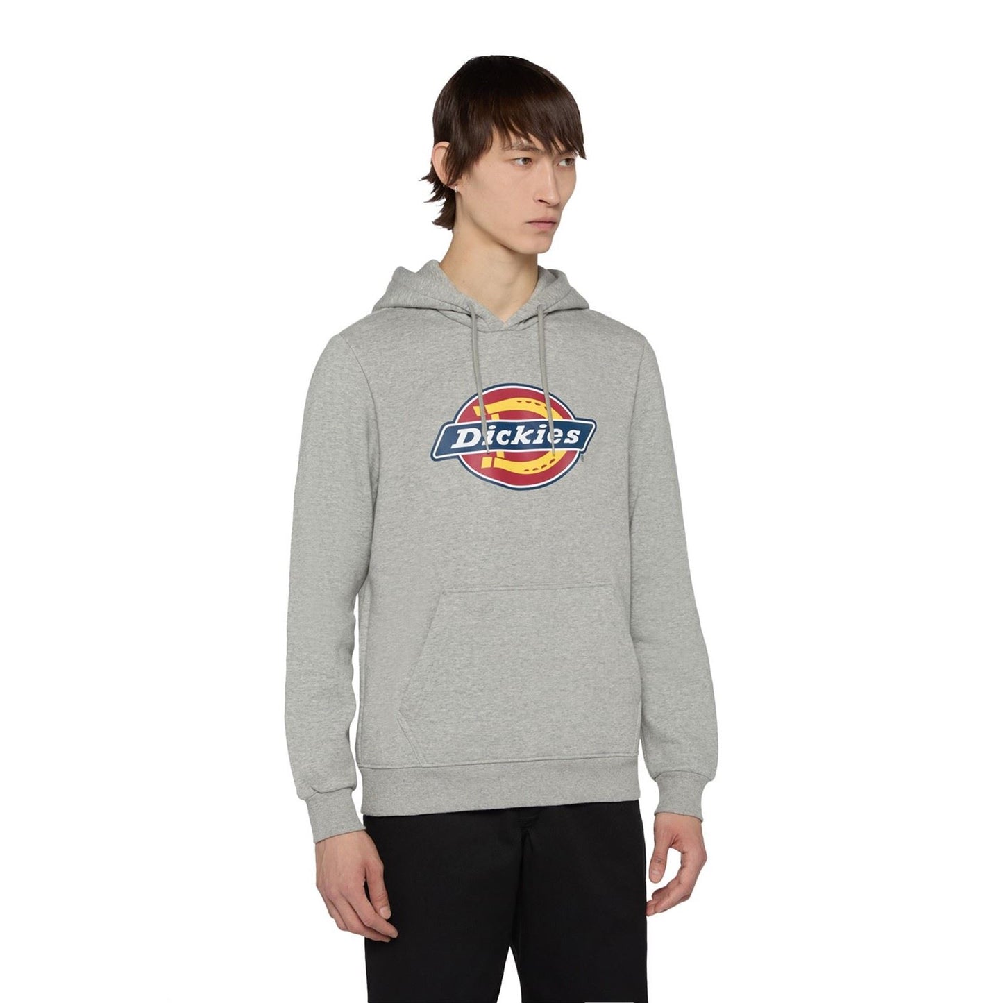 Dickies Icon Logo Hoodie Unisex Adults Grey Hooded Sweatshirt