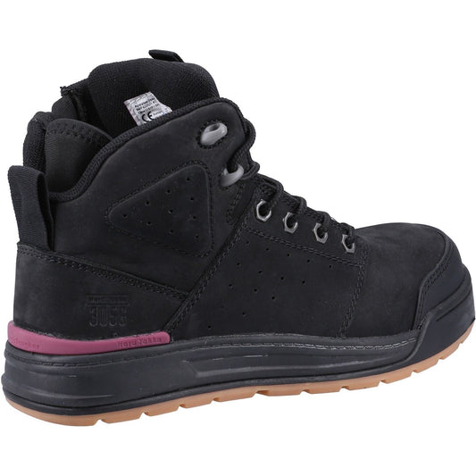 Hard Yakka Women's 3056 PR Side Zip Safety Boot in Black
