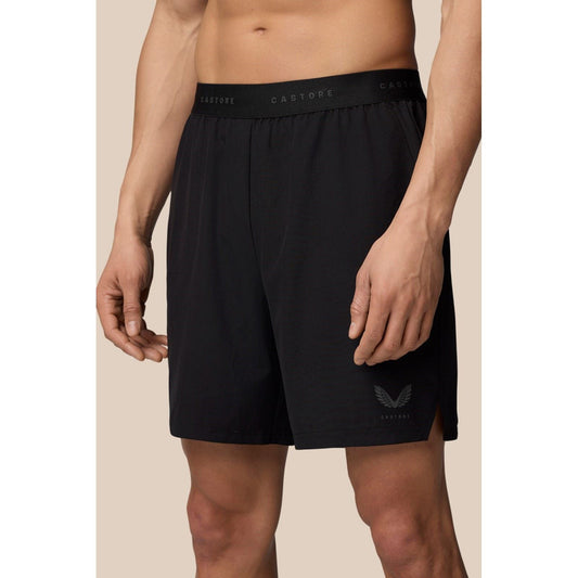 Castore Branded Elastic Shorts Polyester Men's Black
