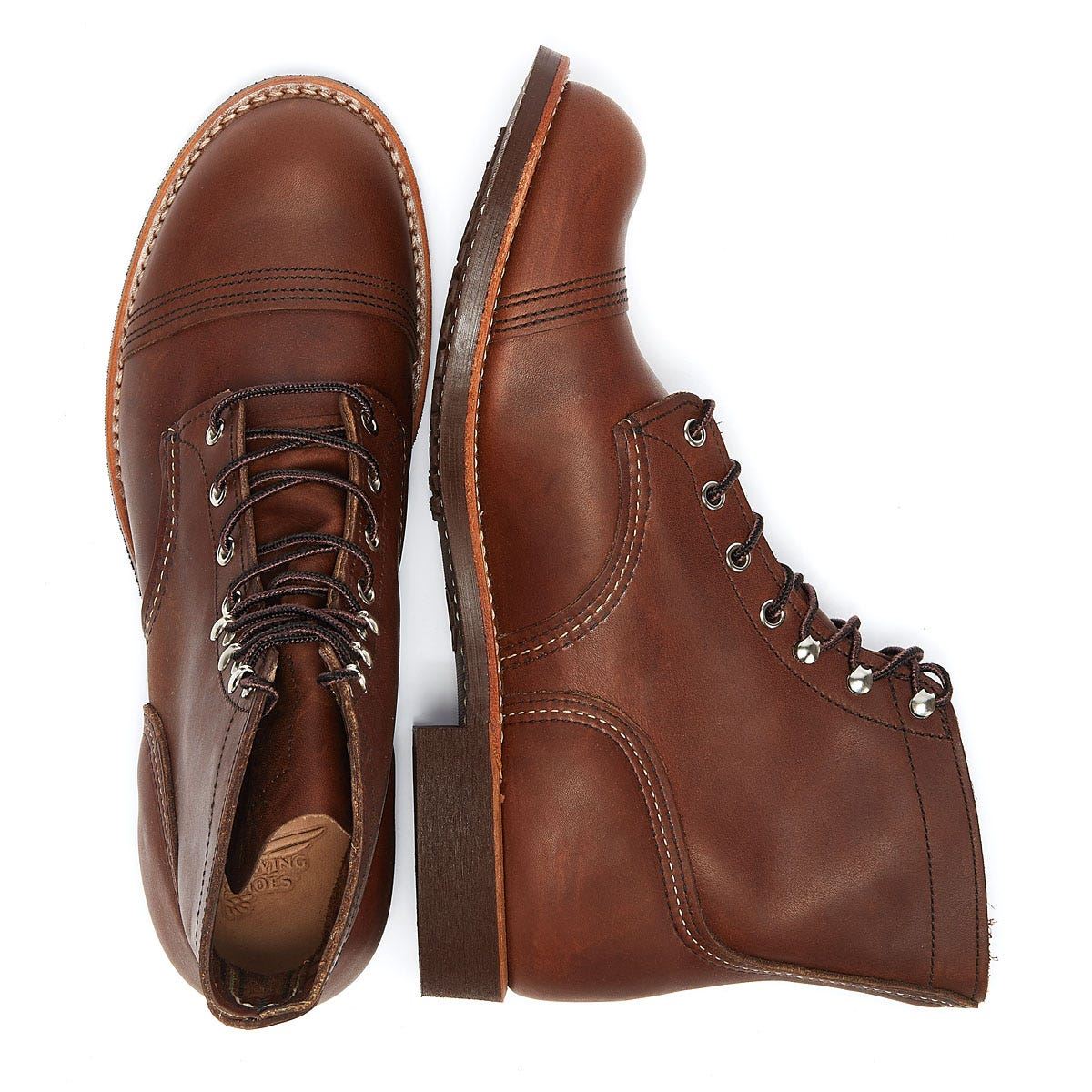 RED WING 8111 MENS IRON RANGER AMBER