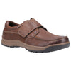Hush Puppies Men's Casper Touch Fastening Shoes in Brown