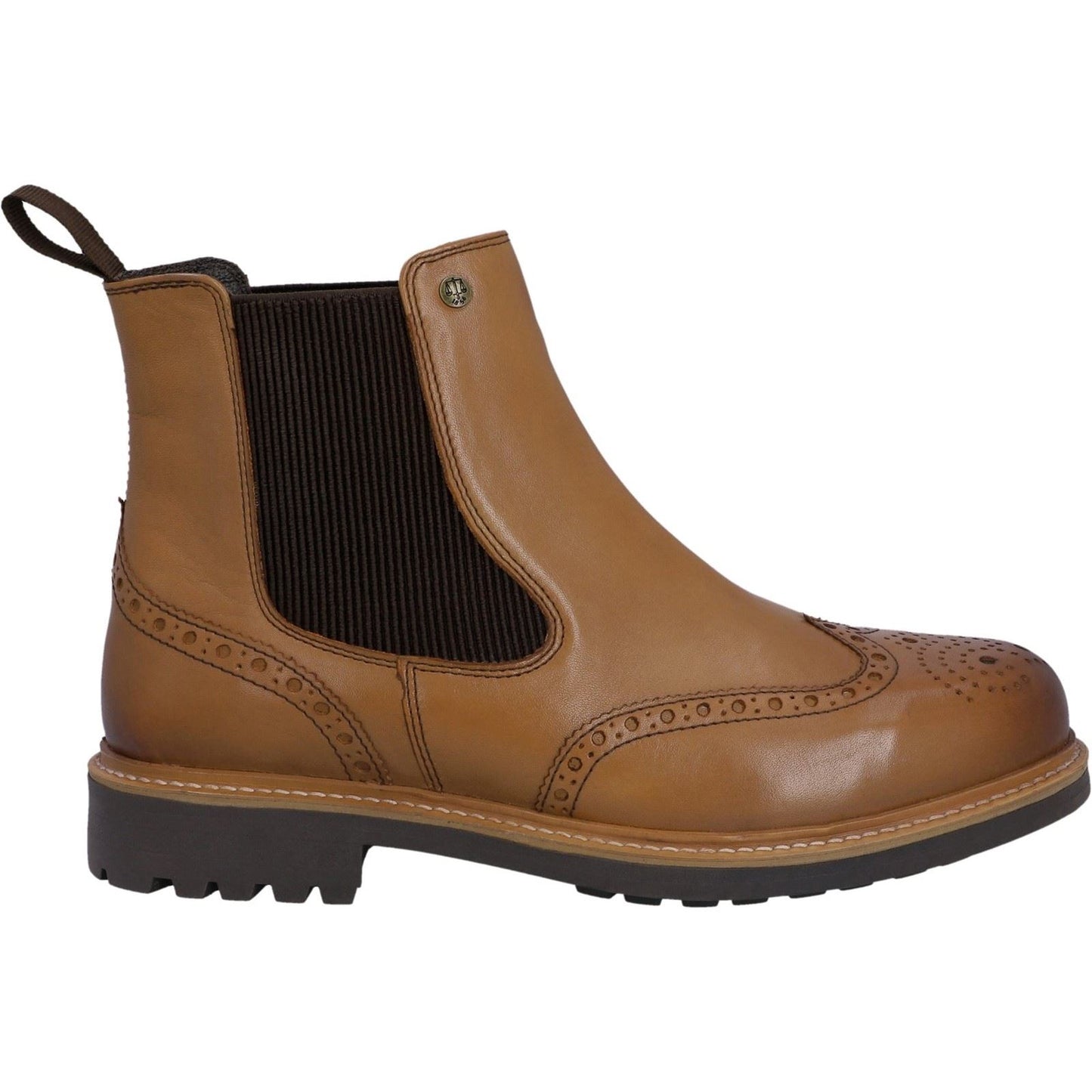 Hunter Men's Cawdor Brogue Dealer in Tan