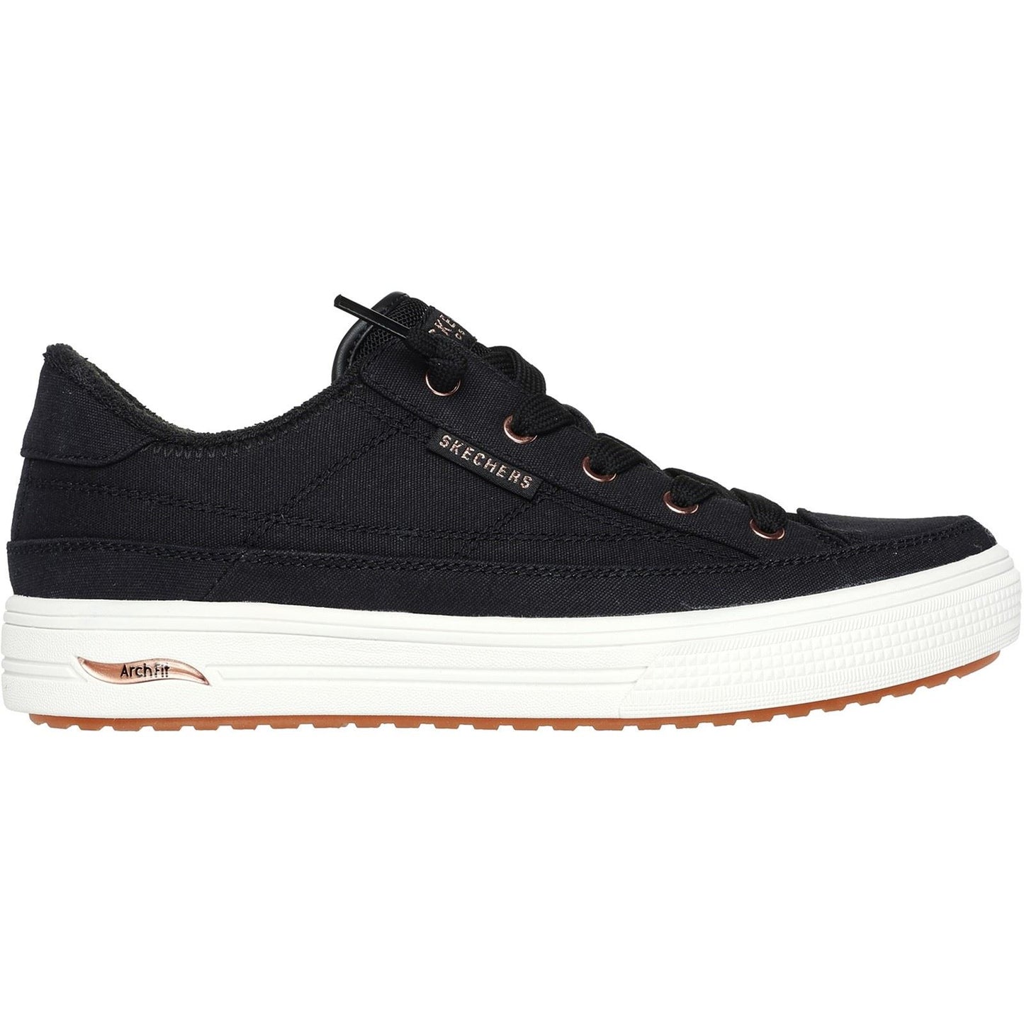 Skechers Women's Arch Fit Arcade - Meet Ya There Trainers in Black