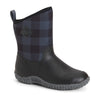 Muck Boots Women's Muckster II Mid Wellington in Black/Grey Plaid