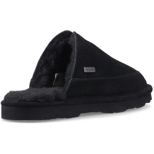 Bearpaw Walker Suede Men's Black Slippers