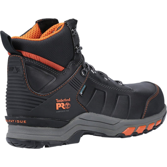 Timberland Pro Men's Hypercharge Composite Safety Toe Work Boot in Black/Orange