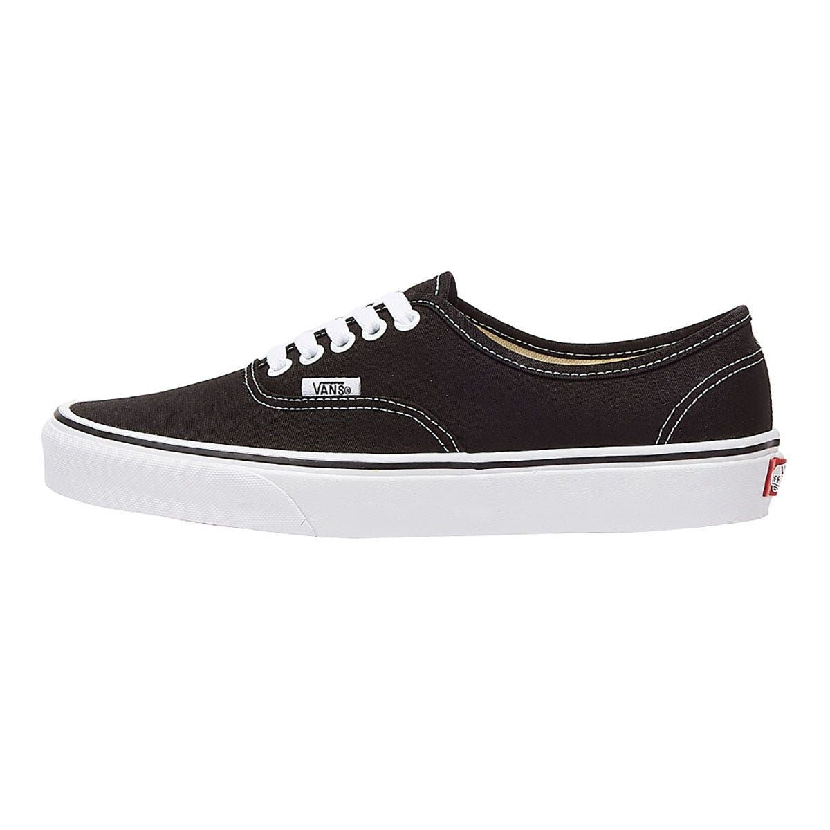 Vans Authentic Black / White Canvas Trainers