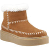 Hush Puppies Brielle Suede Women's Tan Winter Ankle Boots