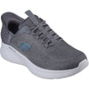 Skechers Men's Skech-Lite Pro Primebase Trainers in Charcoal/Blue