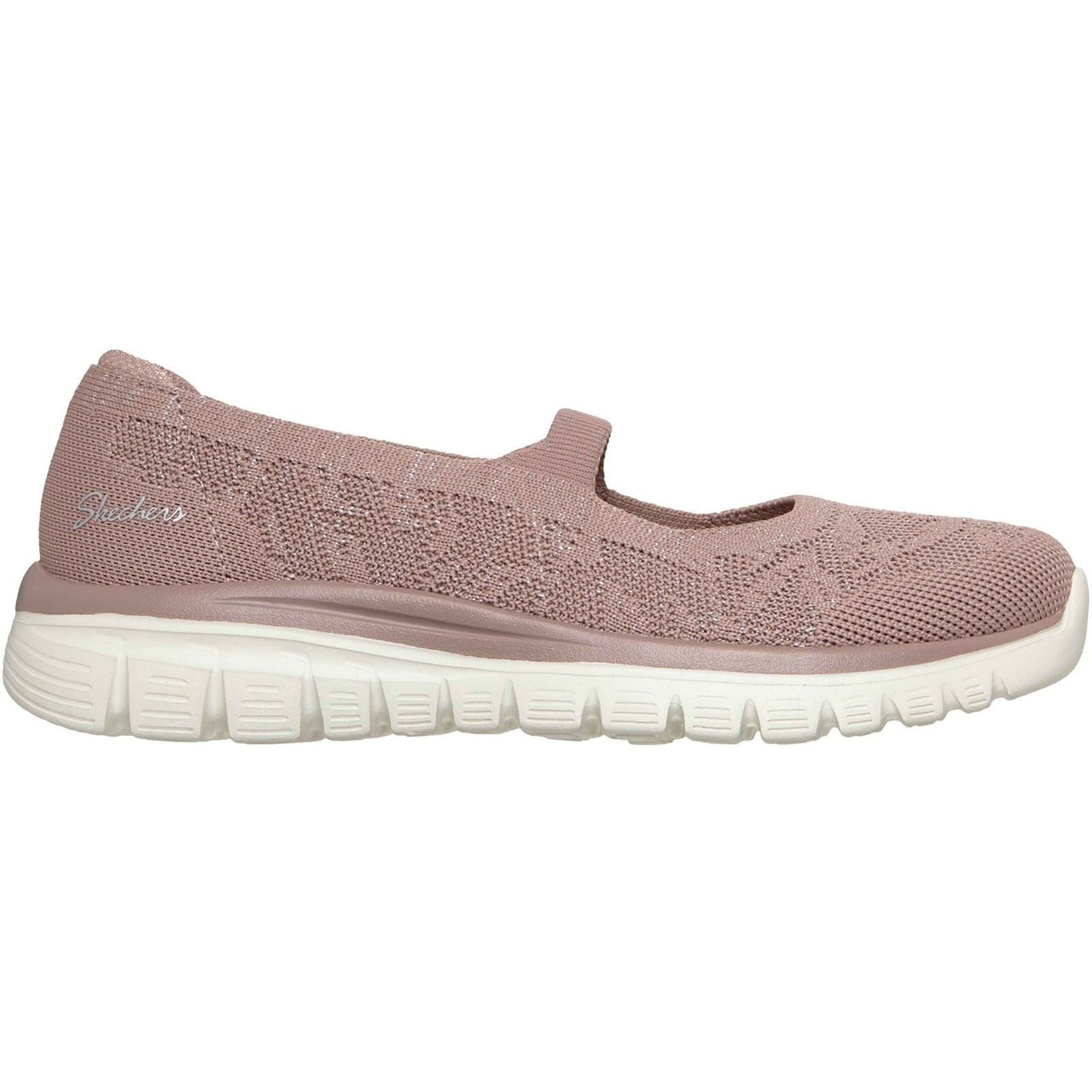 Skechers Graceful Polyester Women's Mauve Shoes