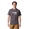 Columbia Kwick Hike Graphic SS Tee Polyester Men's Black Short Sleeve T-Shirts