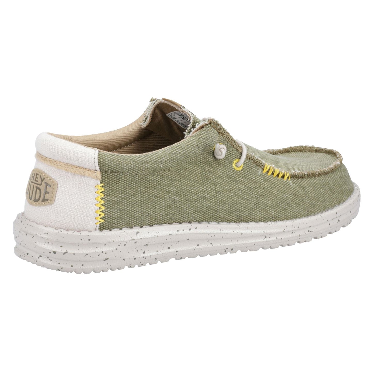 HEYDUDE Men's Wally Coastline Jute Shoe in Olive
