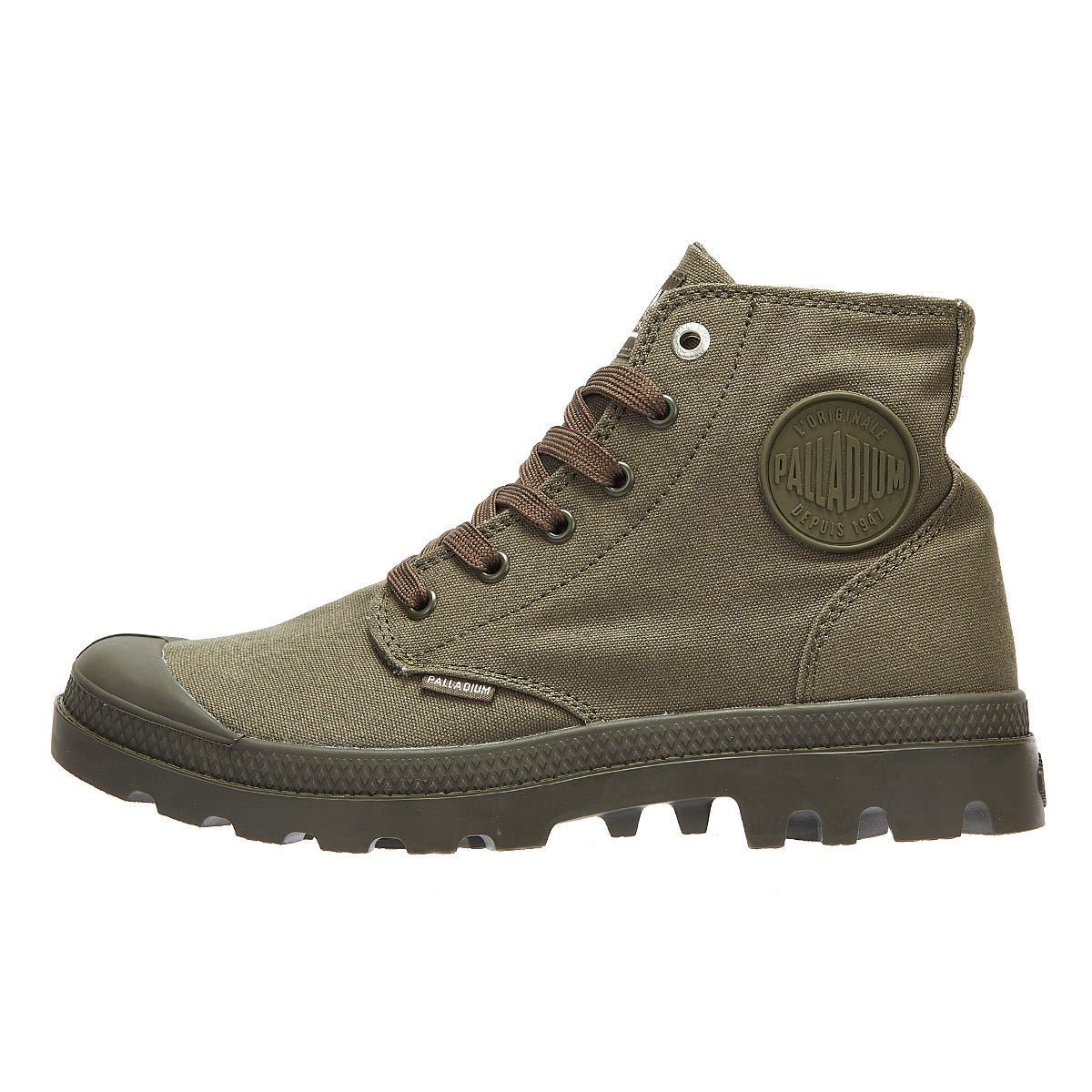 Palladium - 73089-325 MENS PAMPA HI MONO CHROME OLIVE NIGHT