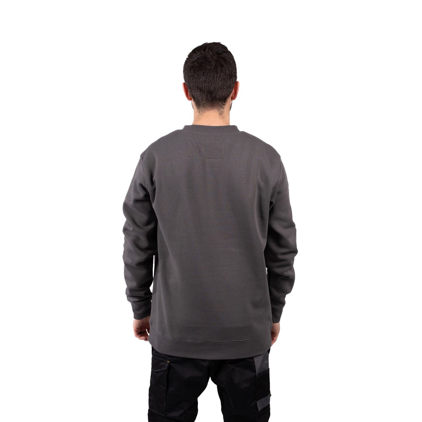 Caterpillar Men's Midweight Crewneck Sweatshirt in Magnet