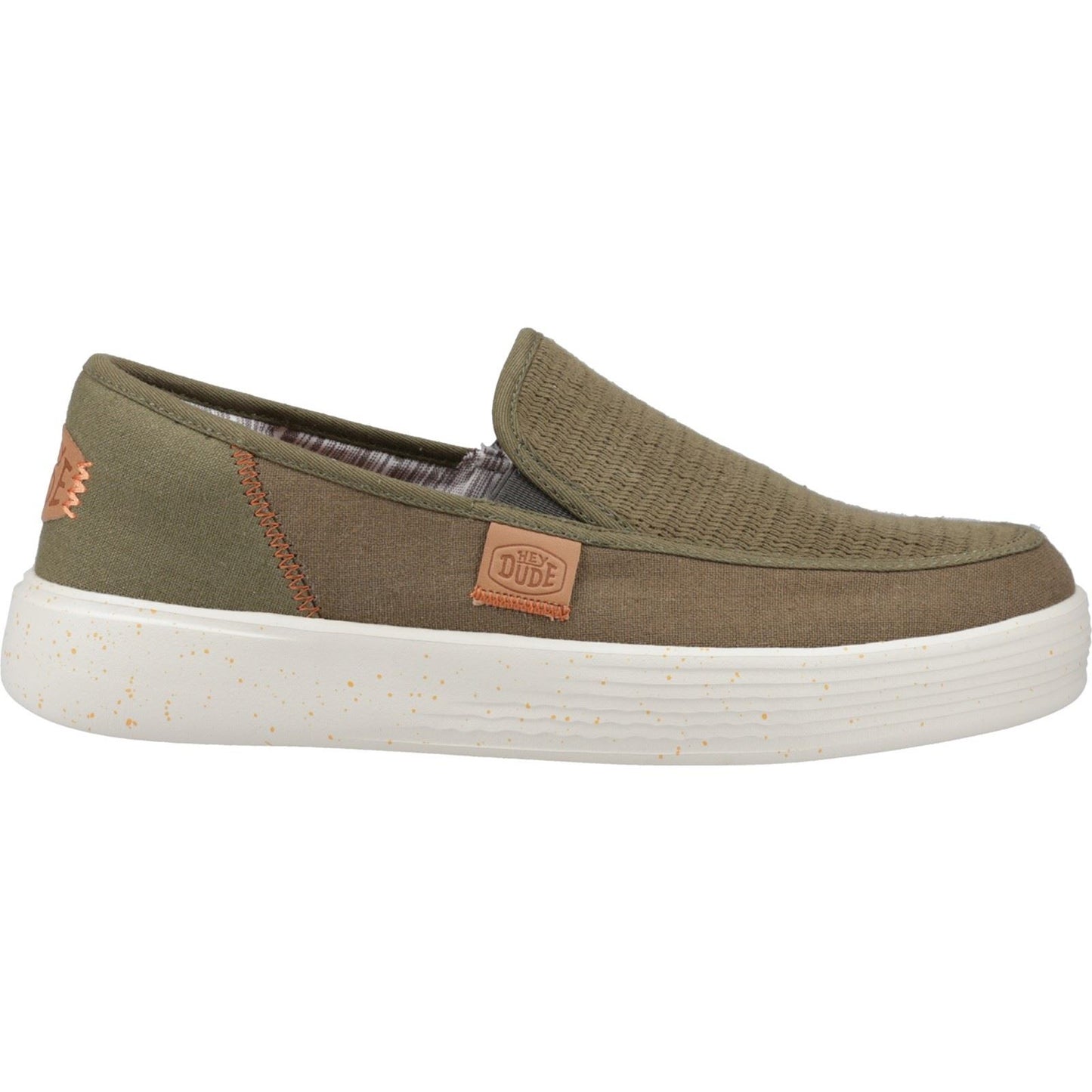 HEYDUDE Men's Sunapee Coastline Shoe in Olive