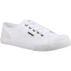 Rocket Dog Jazzin 12A Canvas Cotton Women's White Trainers