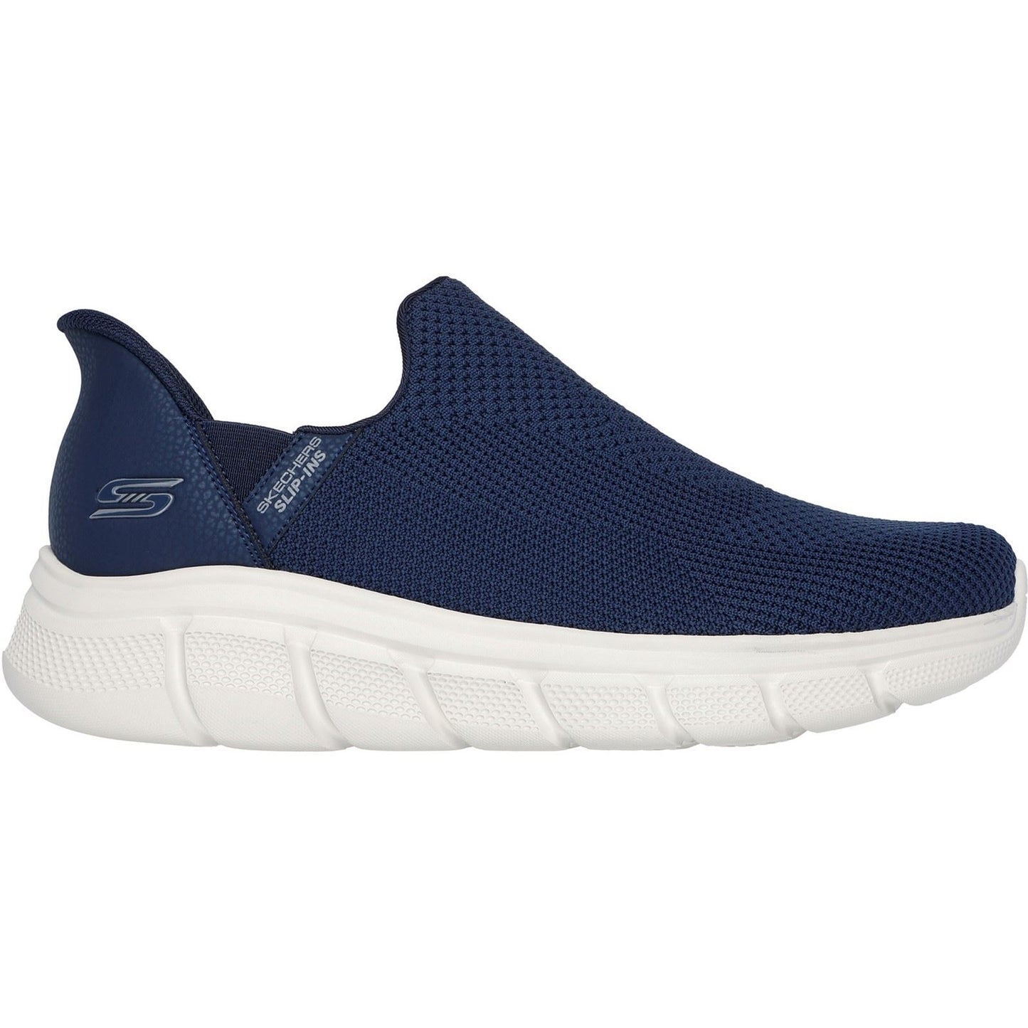 Skechers Men's BOBS Sport B Flex Resilient Trainers in Navy