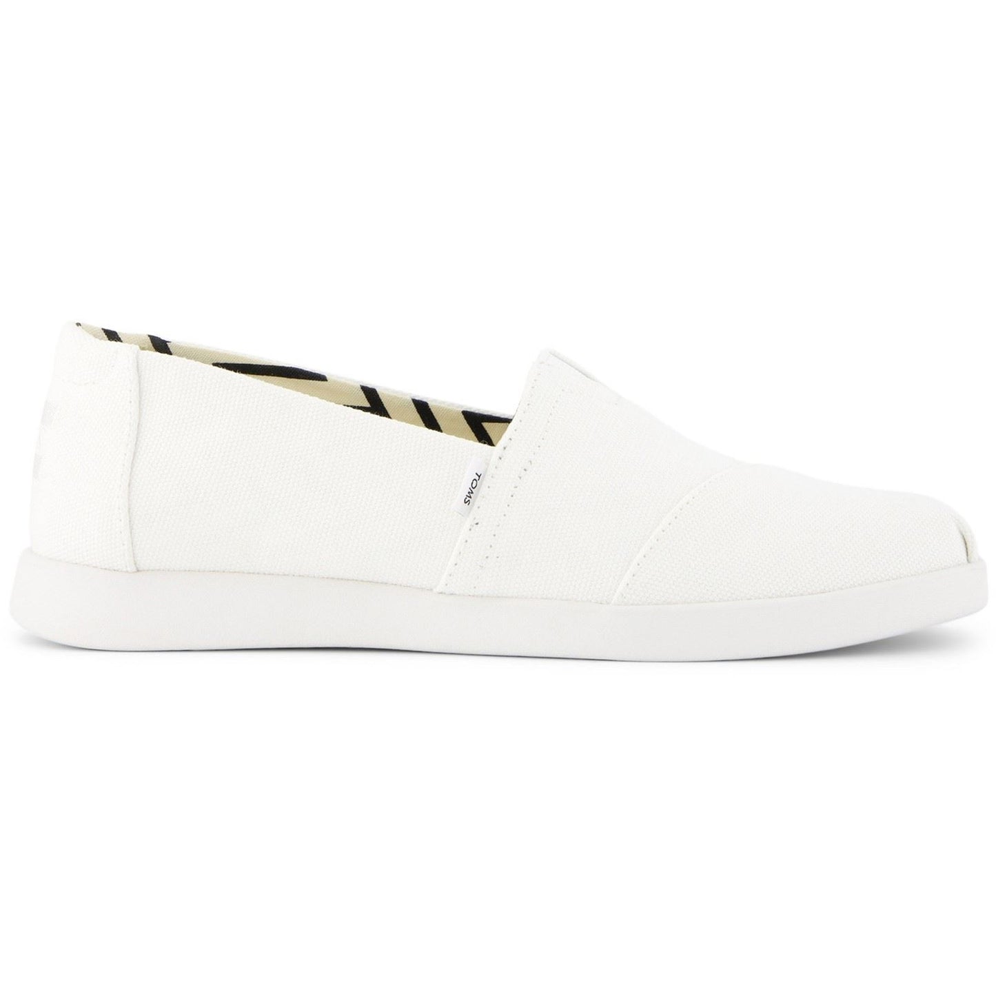 TOMS Alpargata Plus 100% Cotton Women's White Espadrilles