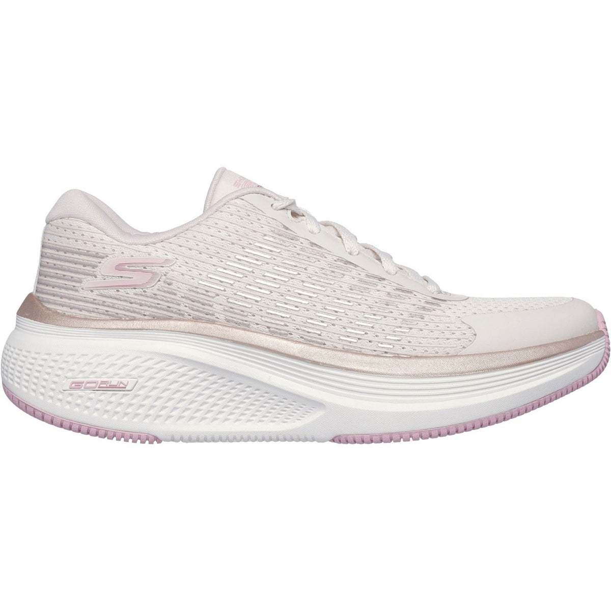 Skechers Performance Women's GO RUN Elevate 2.0 Trainers in Natural/Pink