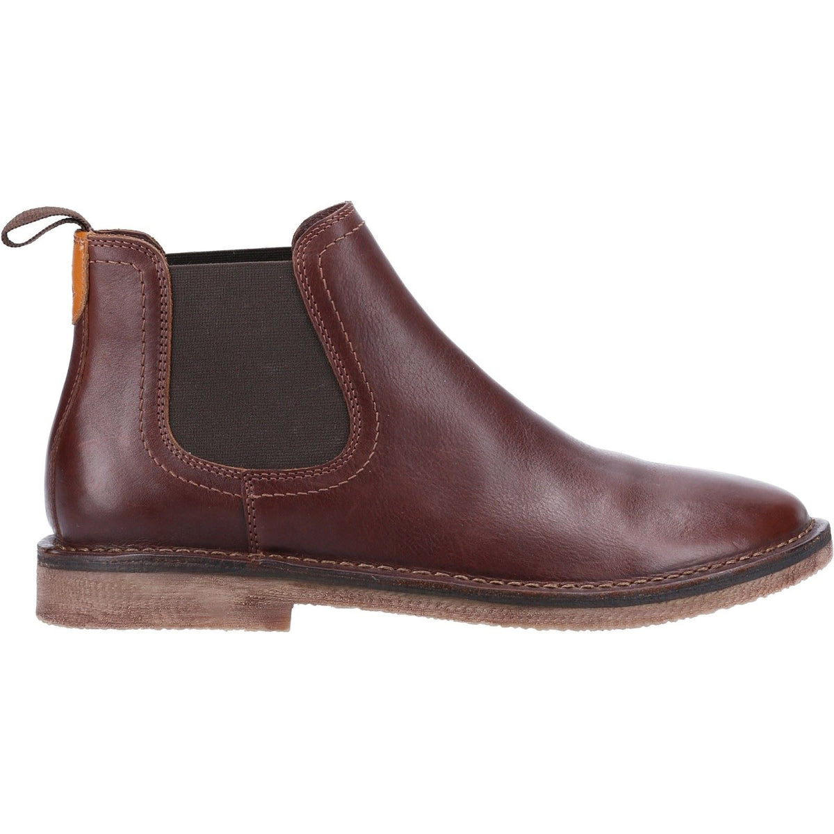 Hush Puppies Men's Shaun Leather Chelsea Boot in Brown