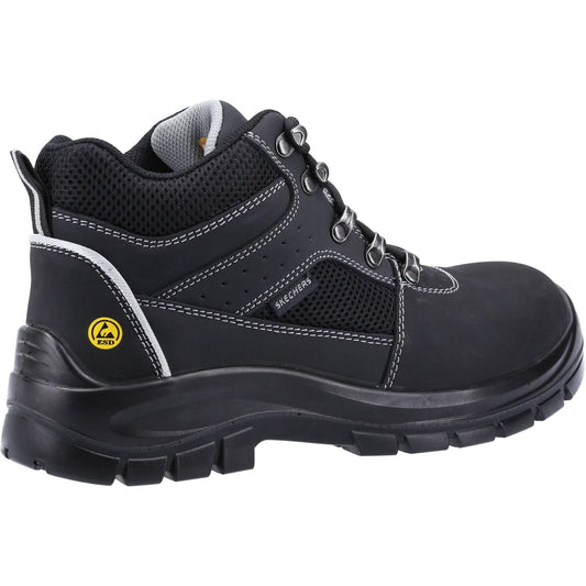Skechers Workwear Trophus Letic Nubuck Men's Black Safety Boots