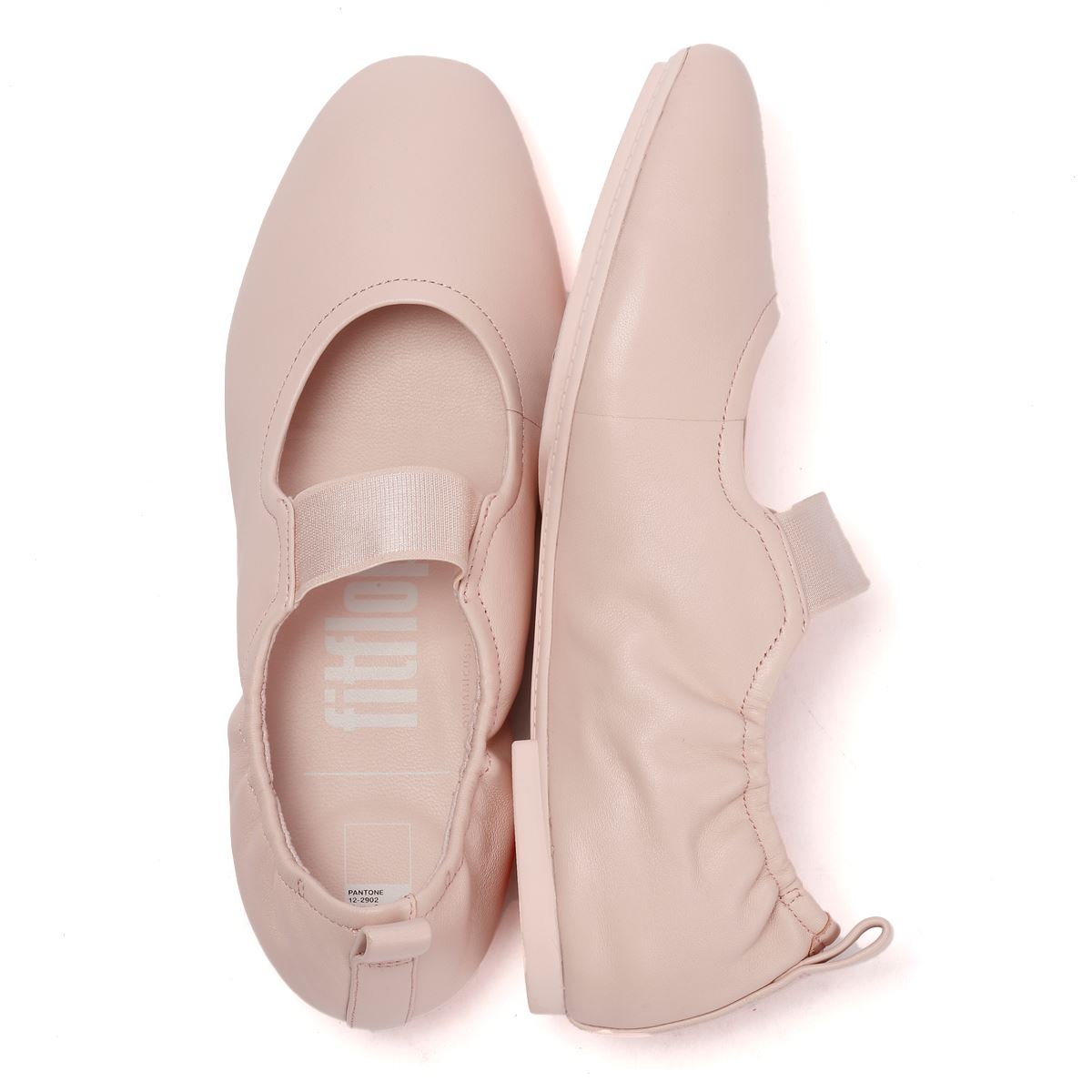 FitFlop X Pantone Delicato Mary Jane Leather Women's Mauve Shoes