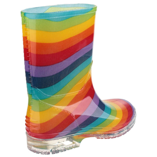 Cotswold PVC PVC Junior Rainbow Wellington Boots